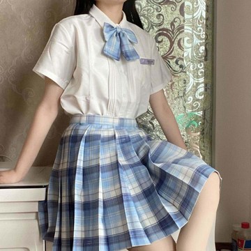 JK制服 冰天雪地原創正版日系學生正統jk格裙制服 學院風韓版百褶裙女短裙