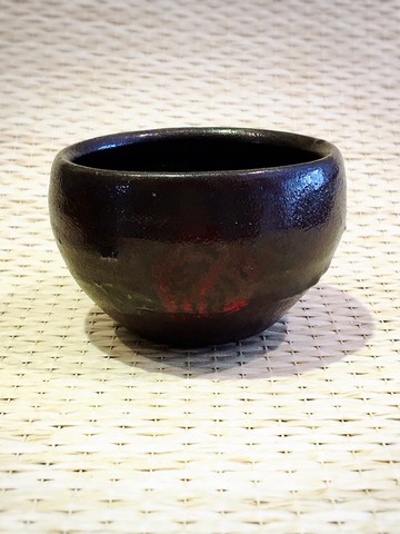 仲宗老師 黑紅釉杯