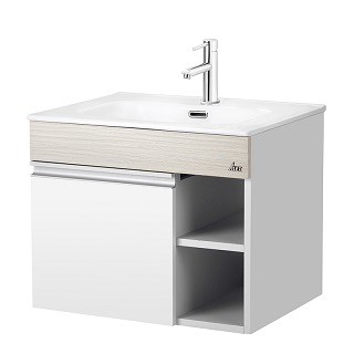 ALEX 【 電光】簡約時尚掛式浴櫃組 ALT6321-LT5120W  (不含龍頭)防水PVC發泡材質