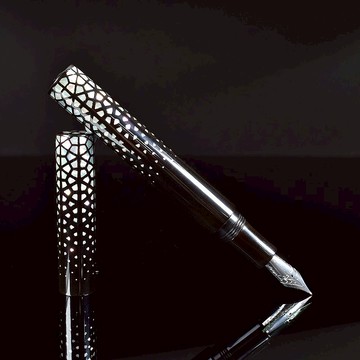 CYPRESS【現代螺鈿-幻彩幾何】匠心獨具設計款鋼筆