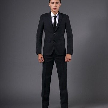 現貨+預購 西裝外套 二件套套裝-休閒時尚格子修身男西服2色72ag26【獨家進口】【米蘭精品】