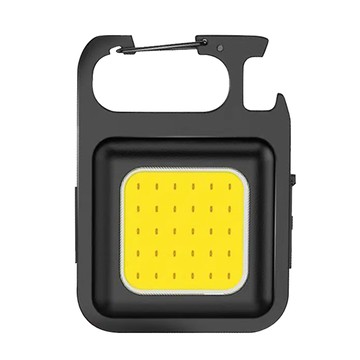 其他燈具 多功能隨身照明鑰匙燈(塑膠款) 2入 COB工作燈 手電筒 應急燈