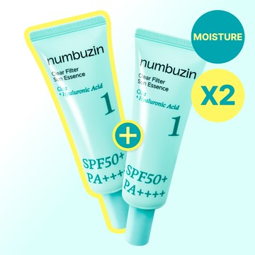 [Duo Set] numbuzin No. 1 Clear Filter Sun Essence SPF50+ PA++++ 50mL + 50mL Duo Set