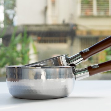 YOSHIKAWA吉川鄉技 日本製不鏽鋼21-0職人雪平鍋18cm