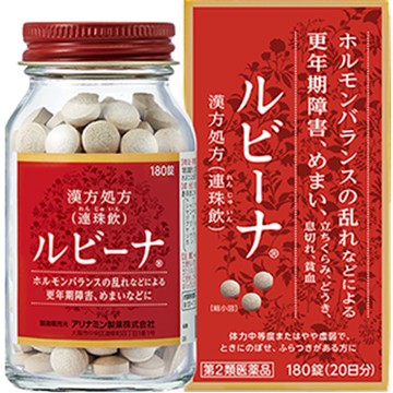 合利他命製藥 Rubina漢方連珠飲 更年期改善藥 180錠【第2類醫藥品】