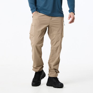 ADISI 男四向彈極耐磨透氣機能健旅褲(兩側口袋) AP2611095 沙卡 (M-2XL)｜四面彈性 登山健行 快乾 休閒褲