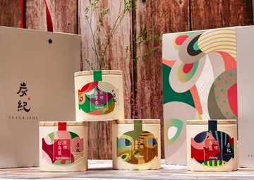 炭索四季茶敘茶葉禮盒(4罐裝禮盒)/台灣烏龍茶/台灣伴手禮.日本最