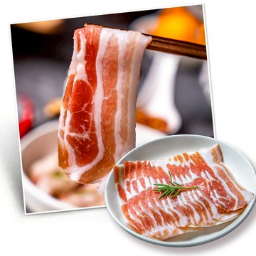 【漢克嚴選-促銷】臻寶豬五花燒烤肉片(250g±10%/包)