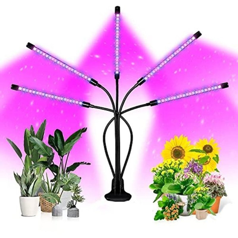 Led 植物育成ライト 植物ledライト 100led 5ヘッド付き 室内栽培 水耕栽培 観葉植物 野菜工場 多肉植物育成 Ledライト 3 通販 Lineポイント最大0 5 Get Lineショッピング