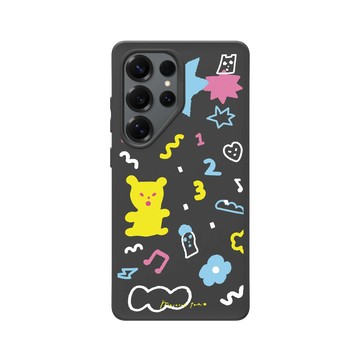 Galaxy S25 Ultra SolidSuit 黑 - MacaronToe 馬卡龍腳趾 - 小熊軟糖派對 Gummy Party