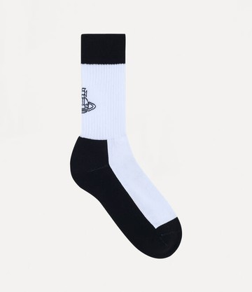 Vivienne Westwood Sporty Socks Cotton / Nylon / Elastane White 4-5 Unisex