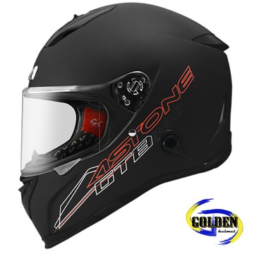 Astone GTB800 平光黑 全罩式安全帽 (內藏墨鏡)