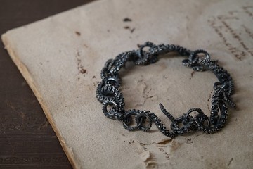 925銀八爪魚手鍊