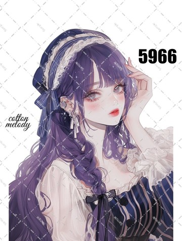 original sticker no.5966 人物貼紙 原創貼紙 人物貼紙 女孩貼紙 原創人物貼紙
