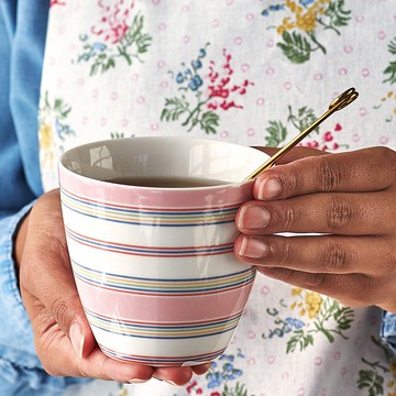 丹麥GreenGate Imke pale pink 拿鐵杯