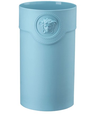 Versace - La Medusa porcelain vase (18cm) - unisex - Porcelain - One Size - Blue