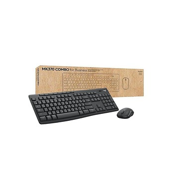 Logitech 羅技 MK370 無線鍵盤滑鼠組 企業版 石墨灰