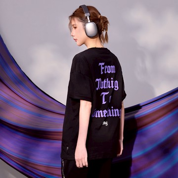 【MAJOR MADE】街頭感大歌德字凸膠短T