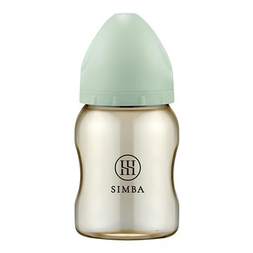 Simba 小獅王辛巴 新生適用 蘊蜜鉑金PPSU寬口防脹氣奶瓶  綠沐  1瓶  200ml