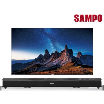 SAMPO 75型聯網 4K 120Hz UHD AI優畫新轟天雷顯示器 (EM-75AI3200)+2.2聲道環繞聲霸
