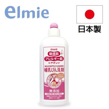 【日本愛兒美Elmie】奶瓶餐盤洗劑300ML 適用於洗滌奶瓶及碗盤餐具
