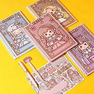 其他事務用品 小麻糬魔法離型本 A4_四入組