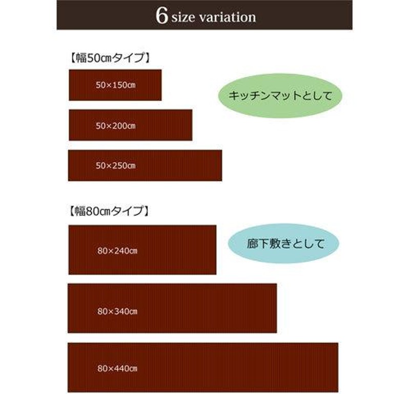 メーカー直送 イケヒコ 竹 廊下敷 無地 糸なしタイプ ユニバース