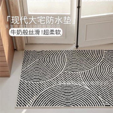 防水抗污高級感玄關入戶門簡約風地墊百搭門口防滑腳墊門墊地毯