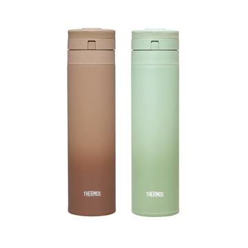 THERMOS 超輕量漸層不鏽鋼真空保溫瓶450ml(JNS-455)
