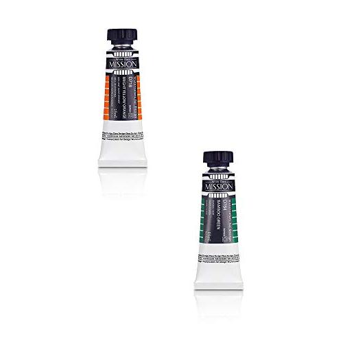 ミッションホワイトクラス 水彩絵具 15ml×34色セット (mission white class water color set) 透明水彩絵具 不透明水彩絵?