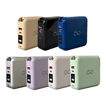 YYL｜YYL 多合一無線充電行動電源(10000mAh) MagSafe 自帶線 Type-C Lightning