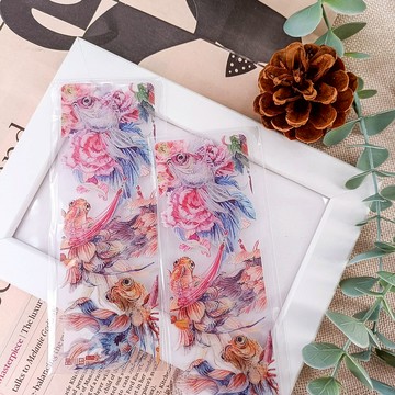 197 彩囍璽書籤 Gold Fish 5 Bookmark / 晶透書籤