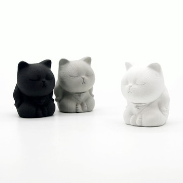 Angry CAT I 氣PUPU貓擴香石 I 水泥 I 附5ml精油－聖誕交換禮物