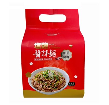 台塩生技 塩麴醬拌麵-油蔥風味 4包/袋*12袋 (共48包)