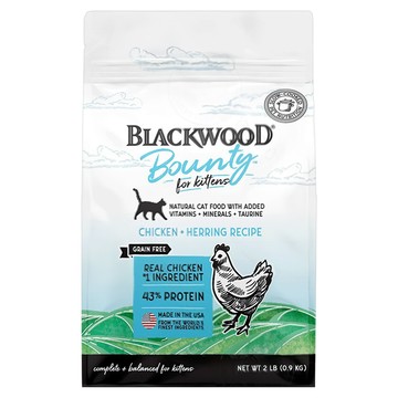 BLACKWOOD 幼貓用本能覺醒乾飼料  3種放養鮮肉 + 2種嚴選鮮魚  900g  1袋