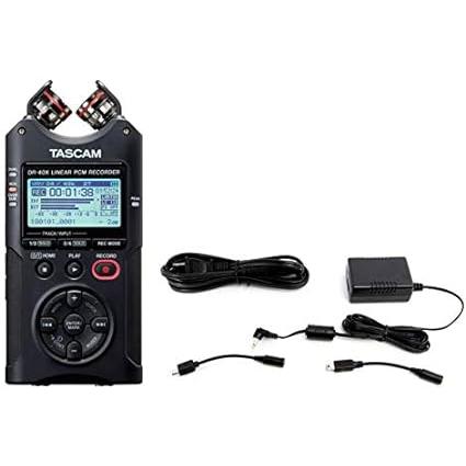 TASCAM タスカム USB オーディオインターフェース搭載 ４チャンネル リニアPCMレコーダー DR-40X   純正ACアダプター