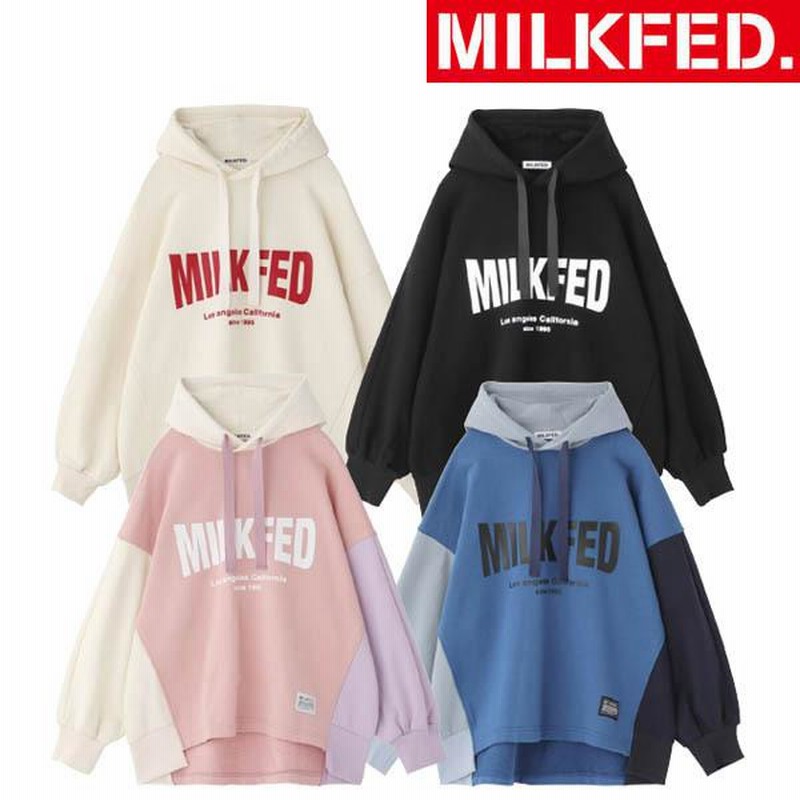 パーカー スウェット ミルクフェド MILKFED PANELED SWEAT HOODIE