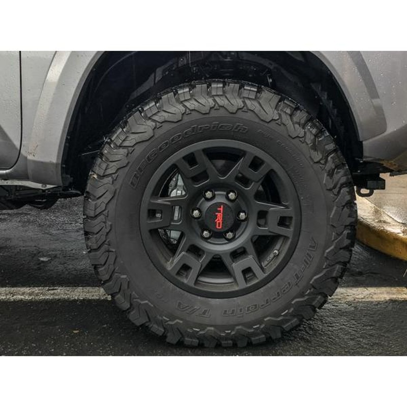 USトヨタ純正 TRD 17インチ ホイール マットブラック 4本SET JWL刻印 ...