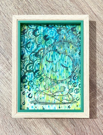 沐浴在大自然中(朵麗小品創作)