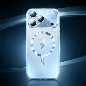 冰砂閃電 MagSafe磁吸充電 手機殼 適用 蘋果 iPhone17 16 15 14 13 Pro max 保護殼