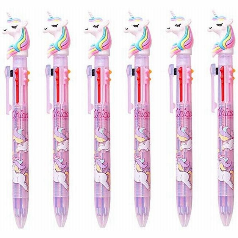 Shulaner 多色ボールペン 6色 ユニコーン筆記具 自動 ボールペン おしゃれ 文房具 オフィス用品 6本 通販 Lineポイント最大0 5 Get Lineショッピング