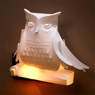 蘭嶼角鴞燈罩(小夜燈)  台灣保育類動物系列 Formosan Scops Owl Lampshade