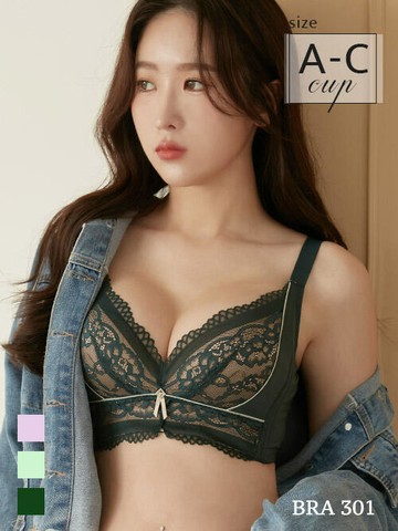 BRA301 無鋼圈甜蜜花園調整型內衣單件 3色