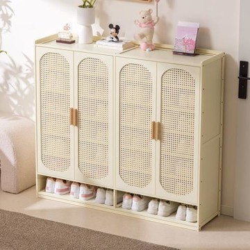 大容量收納鞋柜多層家用門口新款2025爆款出租房樓道入戶室內鞋架