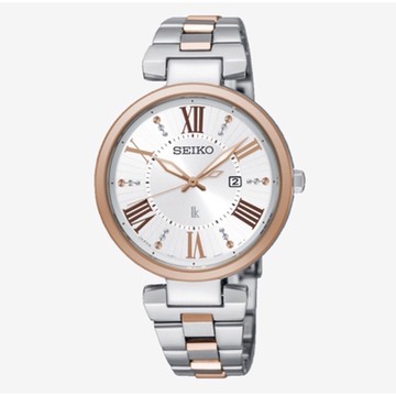 SEIKO 精工 LUKIA 時尚繽紛光彩太陽能腕錶-女錶(SUT332J1)32mm SK008