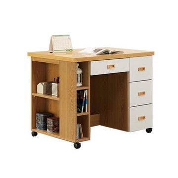 【唯熙傢俱】赫比原木色3.2尺活動書桌