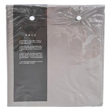 BUHO布歐 素面文青300織100%TENCELTM純天絲TM雙人薄被套-灰霧可可  240 x 210cm