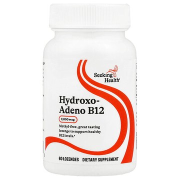 Seeking Health, Hydrox-Adeno B12，2000 微克，60 片