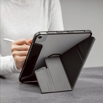 【MAGEASY】Vivaz+ M可拆式多角度支架透明保護套-iPad