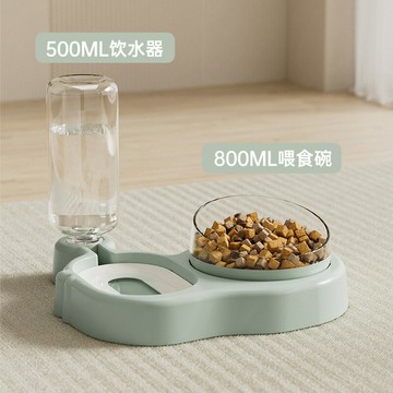 貓碗貓食盆貓糧自動喂食器貓咪飲水貓盆狗碗寵物用品廠家代發批發 pd6211